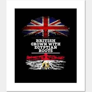 British Grown With Egyptian Roots - Gift for Egyptian With Roots From Egypt Posters and Art
